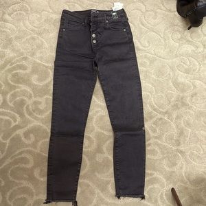 Abercrombie High rise super skinny ankle jeans size 29 (8 long). with tags